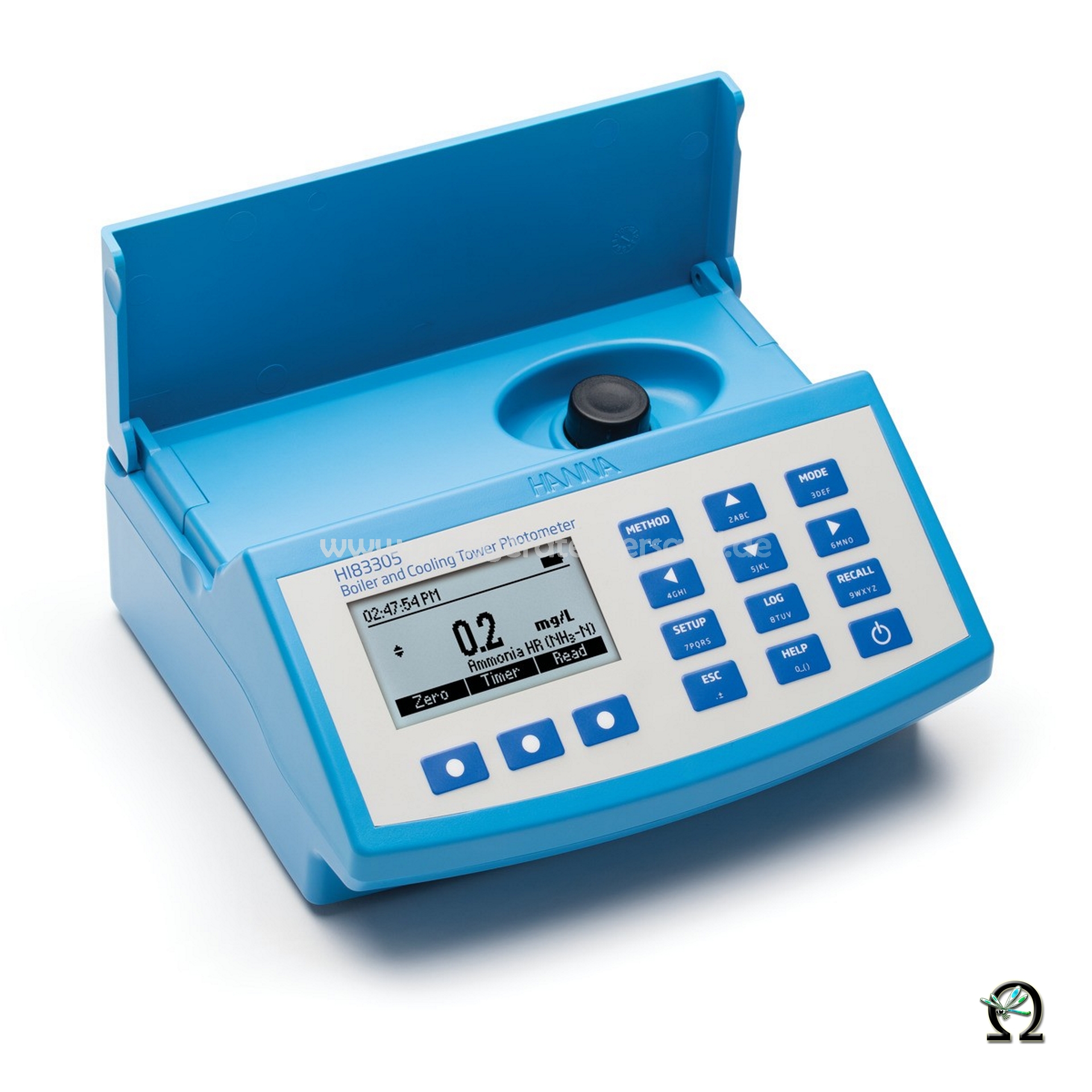 Photometer HI83305-02 für Kessel und Kühltürme mit digitalem pH-Meter