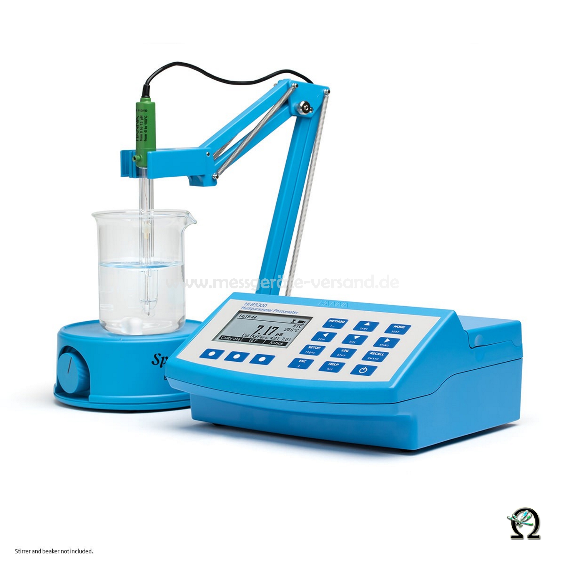 Hanna Multiparameter-Photometer HI83300 mit pH-Analyse (Zubehör nicht im Lieferumfang enthalten)