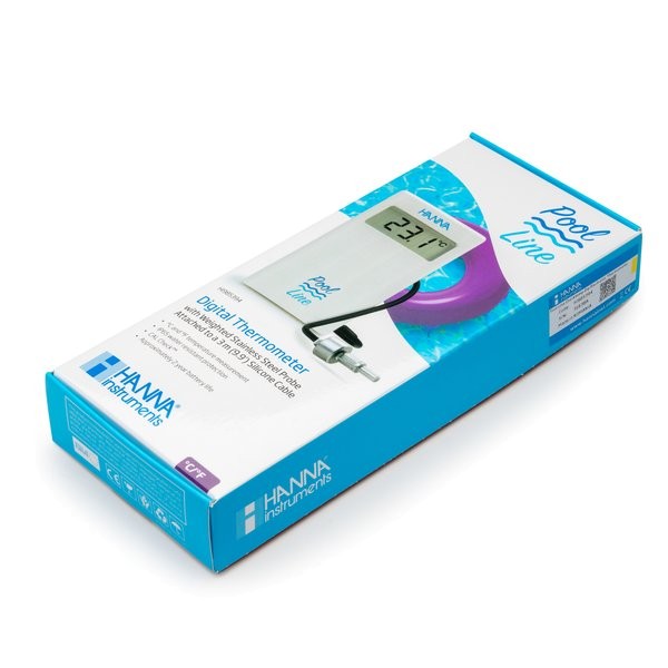 Hanna Pool Line digitales Thermometer Checktemp Dip HI985394 für den Einsatz im Poolbereich