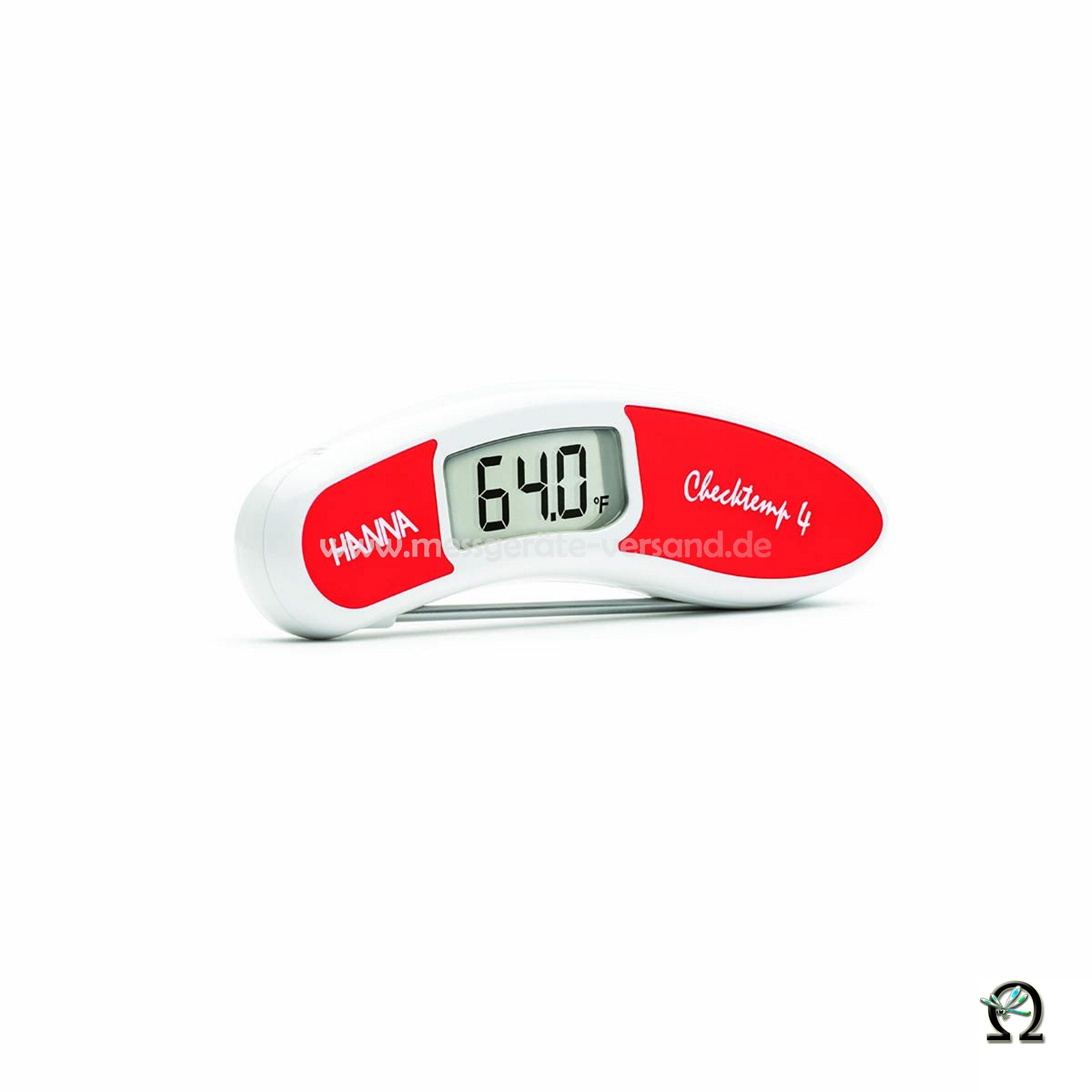 Hanna Pocket Thermometer Checktemp® 4 rot, für rohes Fleisch